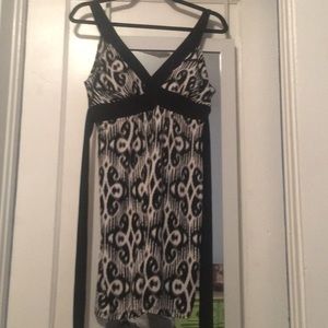 Black and white dress